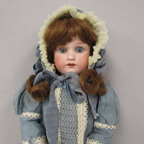 20 IN. JUTTIE BISQUE HEAD CHILD DOLL: (1 of 11)