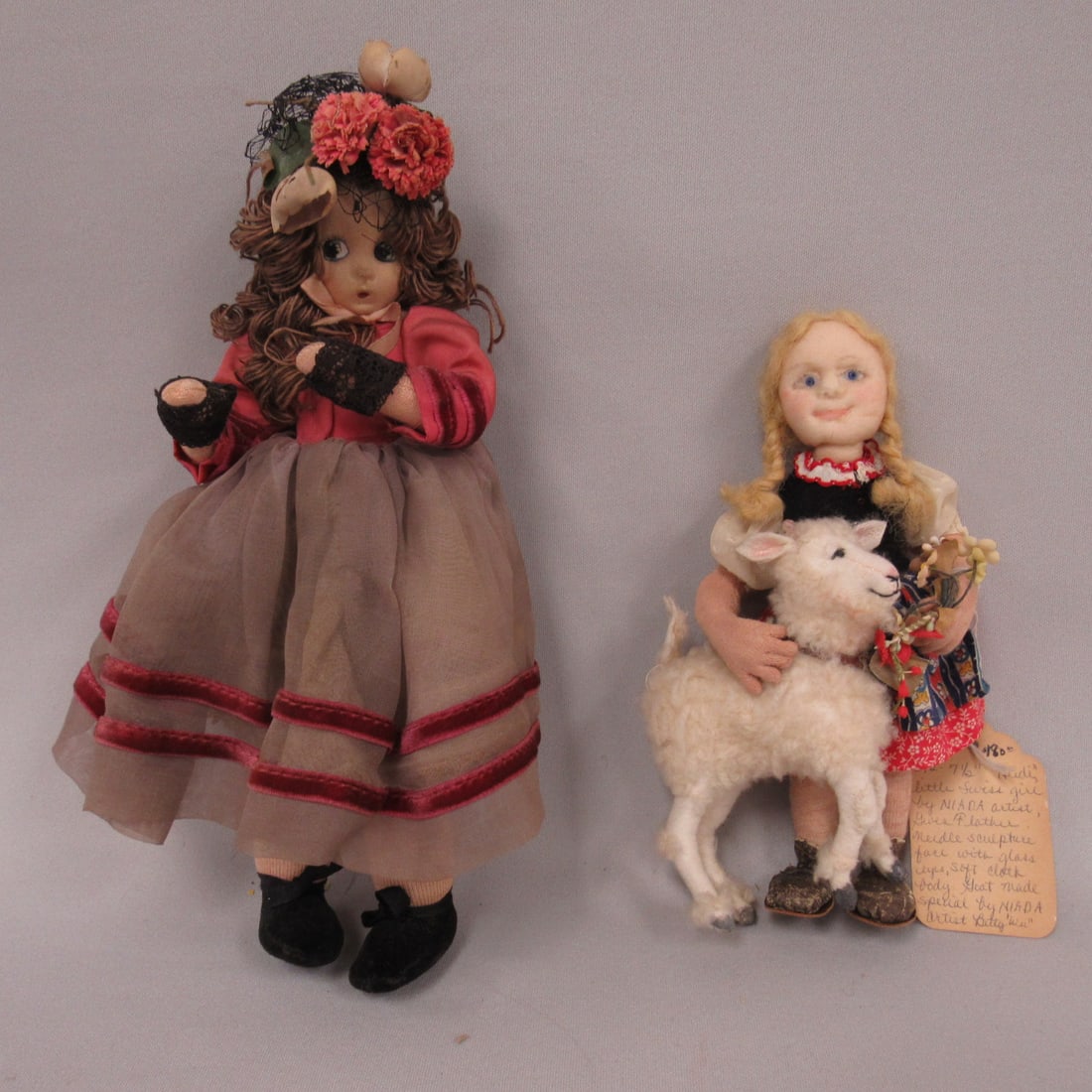 (2) COLLECTIBLE CLOTH DOLLS: (1 of 10)