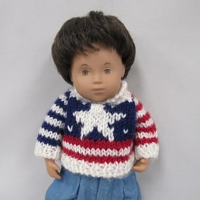 12 IN. SASHA BABY, BROWN HAIR & EYES: