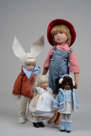 LOT OF 4 HELEN KISH DOLLS: