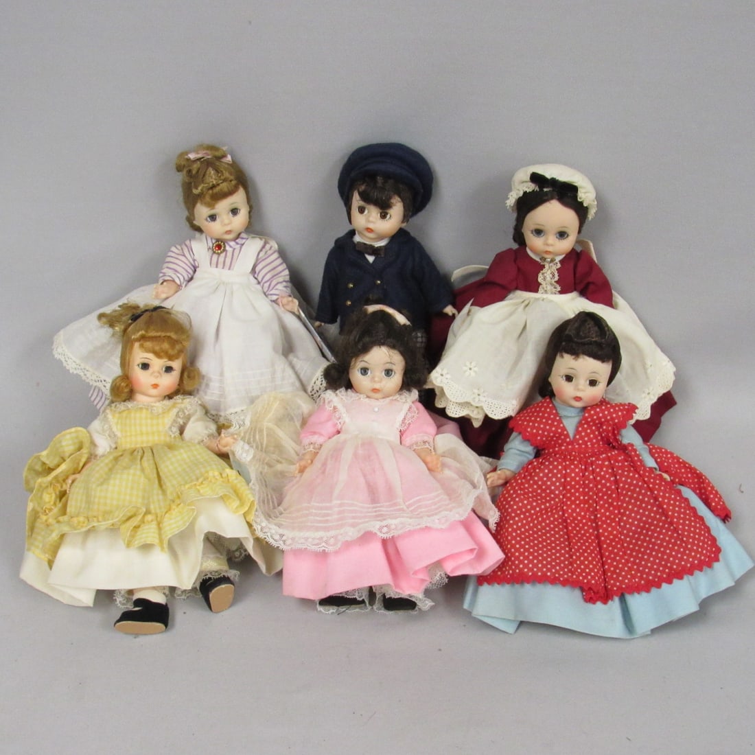 BOX LOT OF 8 IN. MME. ALEXANDER LITTLE WOMEN: (1 of 7)