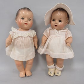 PR. OF 11 IN. MME. ALEX. DIONNE QUINTUPLET DOLLS:
