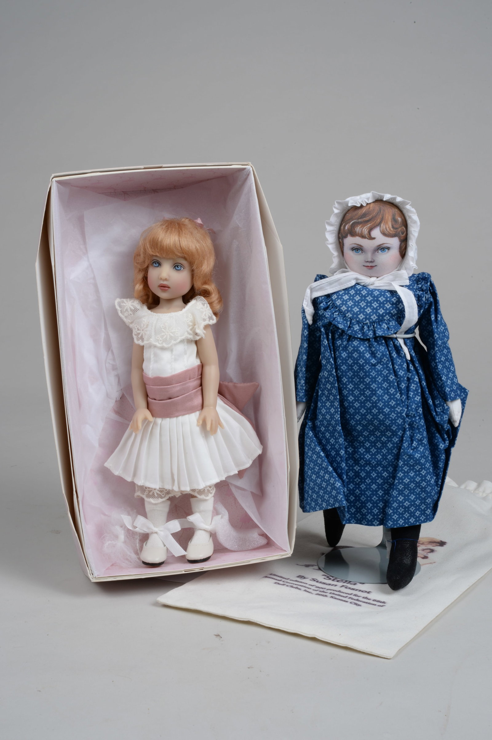 LOT OF 2 UFDC SOUVENIR DOLLS: (1 of 4)