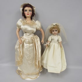 PAIR OF BRIDES: