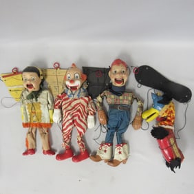 HOWDY DOODY 4 PUPPET SET: