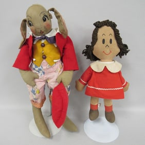 2 CLOTH CHARACTERS: