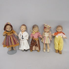 (5) 8 1/2 IN. ARRANBEE STORYBOOK DOLLS:
