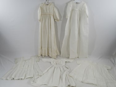 BOX LOT 5 PC. VINTAGE DRESSES: