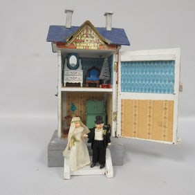 13 IN. MORITZ GOTTSHALK DOLLHOUSE: