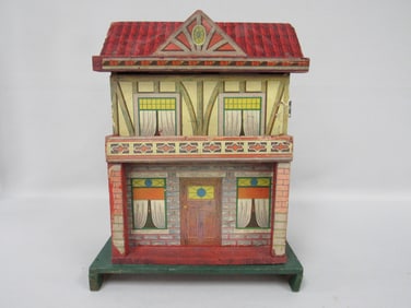 13 IN. BLISS LITHOGRAPHED DOLL HOUSE: