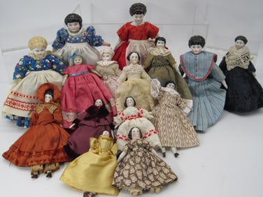 BOX OF CHINA DOLLS: