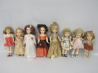 2 BOX LOT COMPOSITION DOLLS: