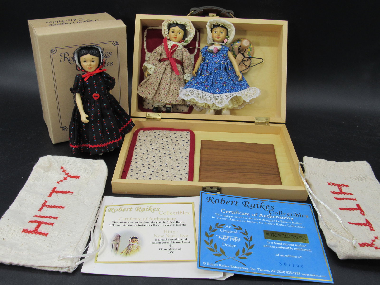 (3) "HITTY" DOLLS: (1 of 6)