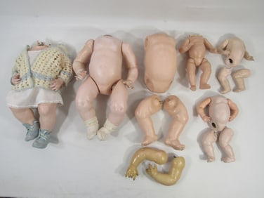 LOT OF 6 COMPOSITION BABY BODIES: