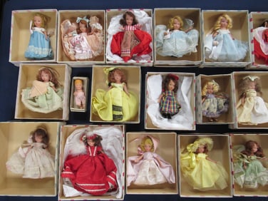 41 ASSORTED NANCY ANN STORYBOOK DOLLS: