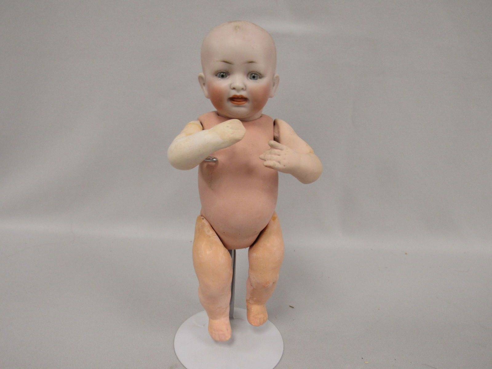 (2) BISQUE HEAD BABIES: - 12