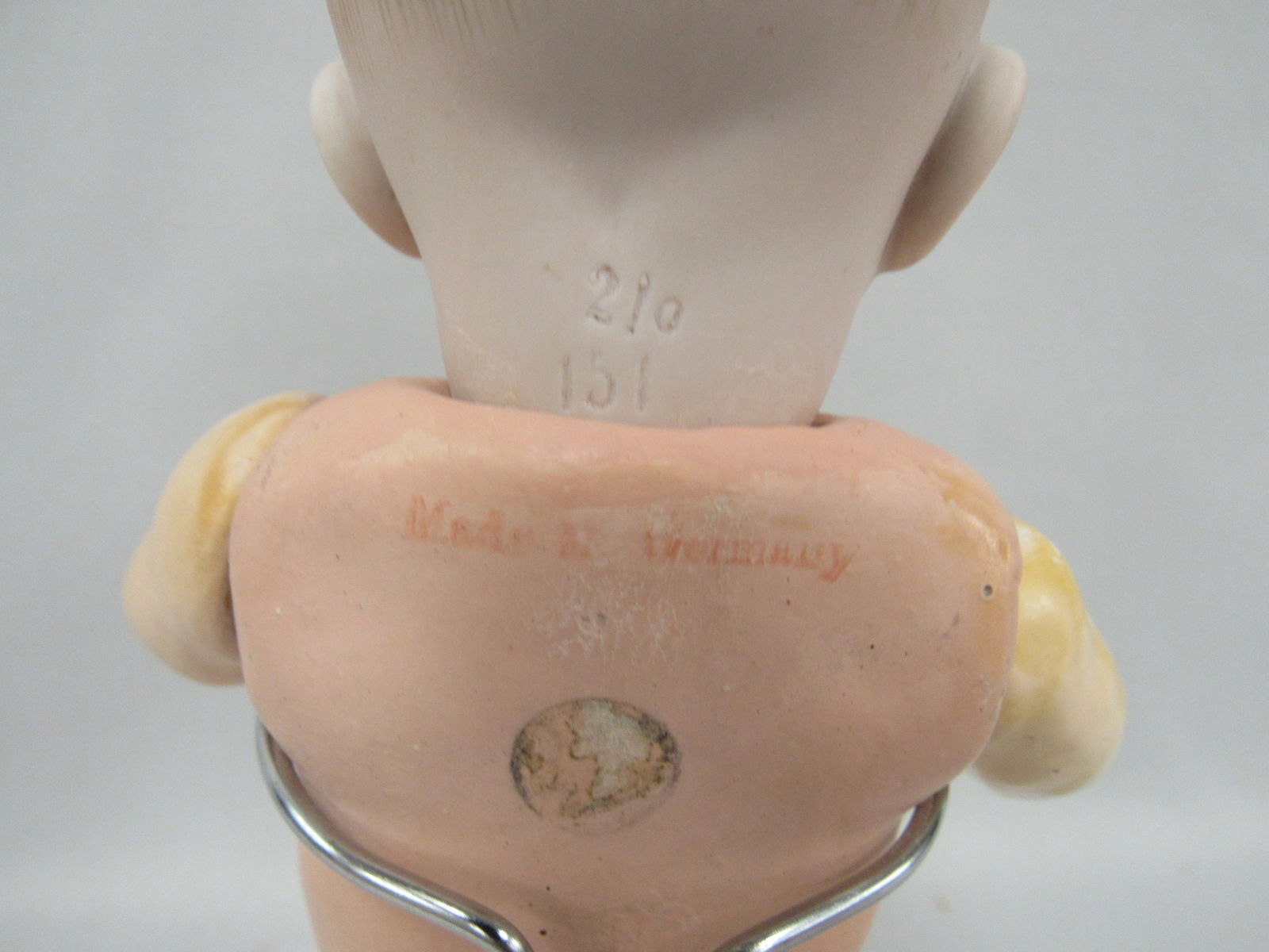 (2) BISQUE HEAD BABIES: - 16