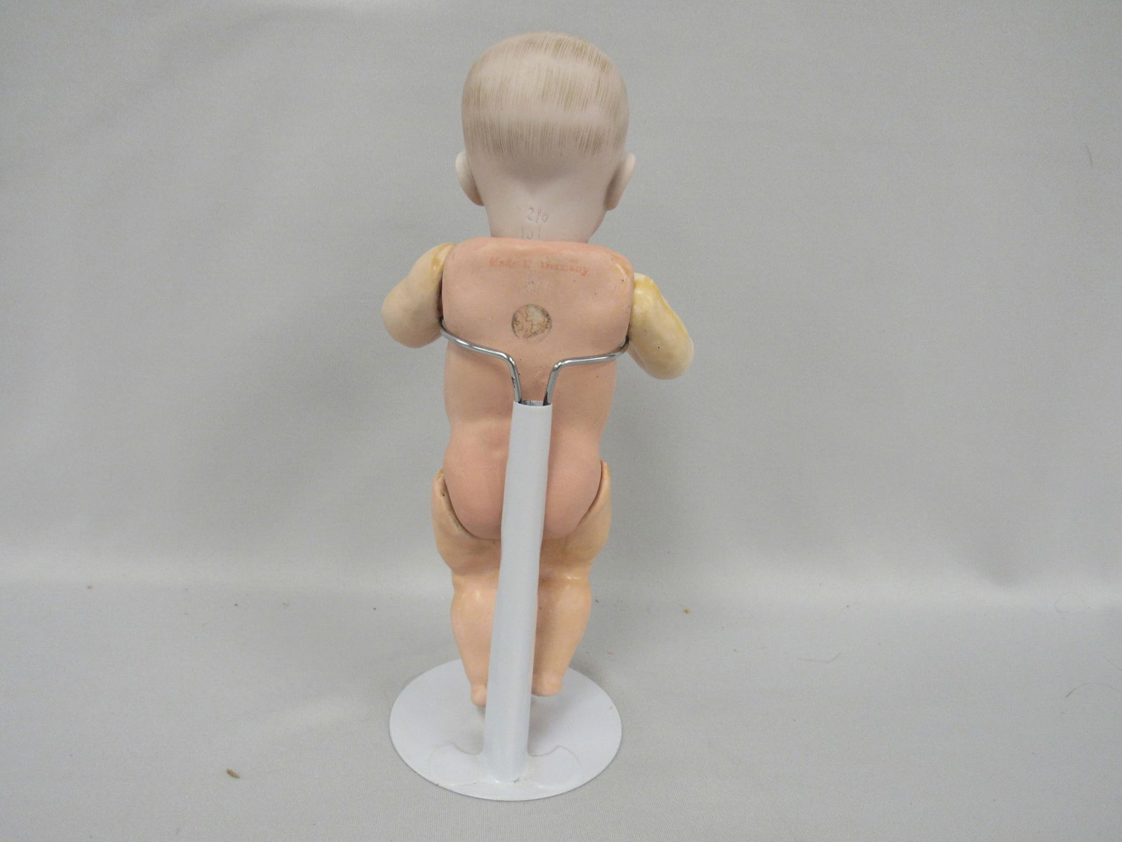 (2) BISQUE HEAD BABIES: - 17