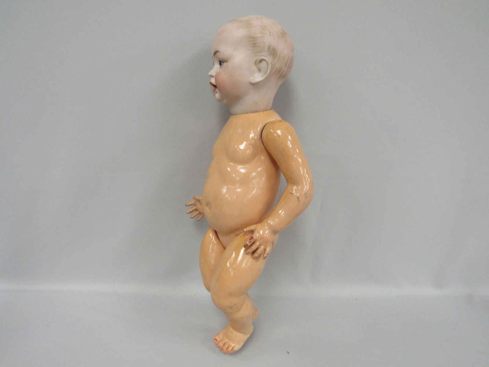 (2) BISQUE HEAD BABIES: - 5