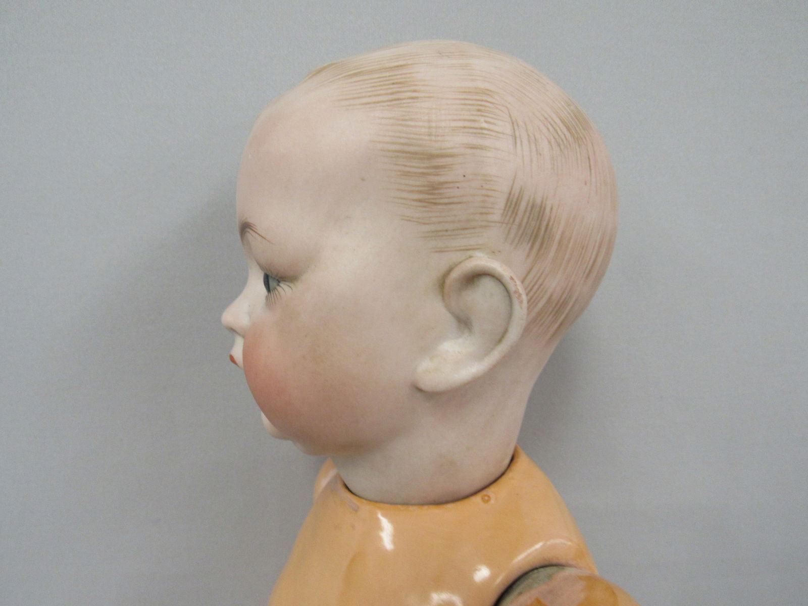 (2) BISQUE HEAD BABIES: - 6