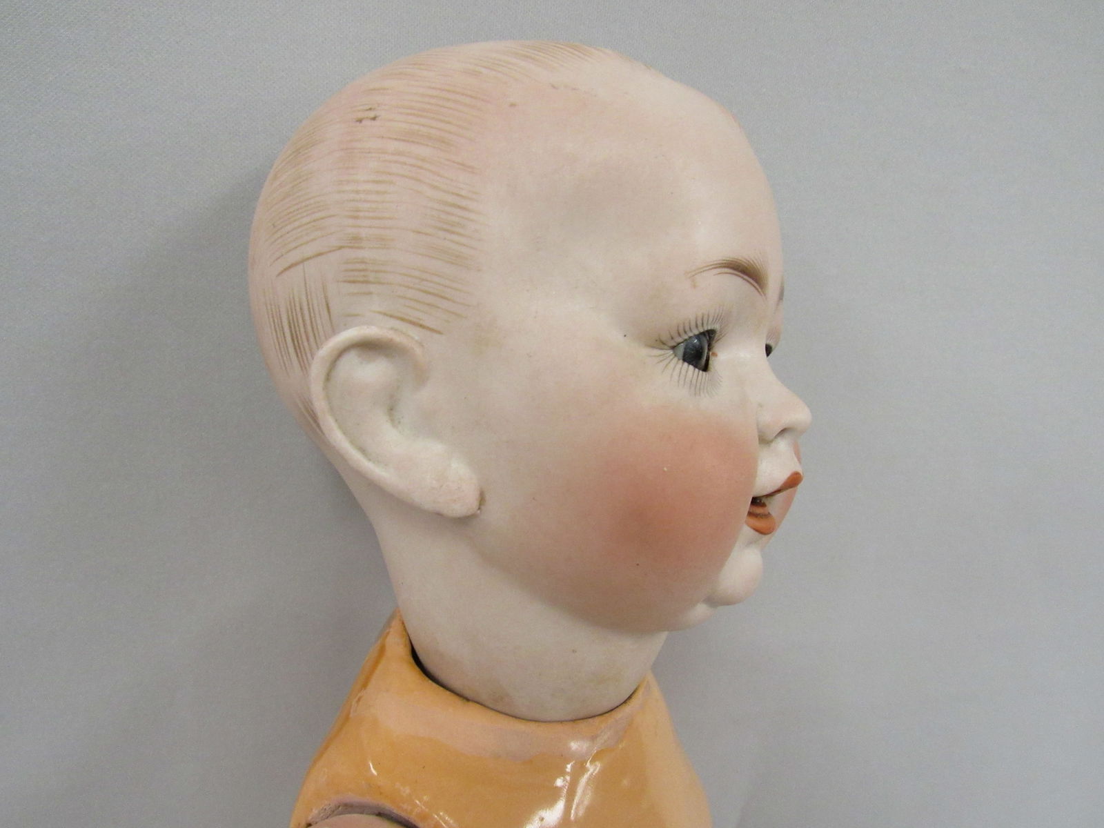 (2) BISQUE HEAD BABIES: - 8