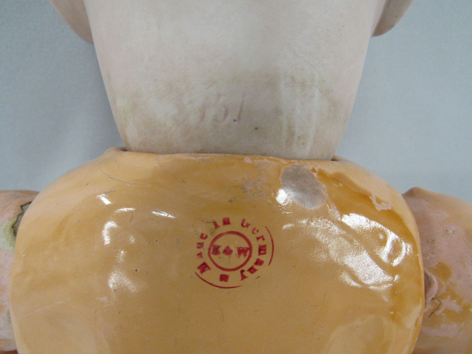 (2) BISQUE HEAD BABIES: - 9