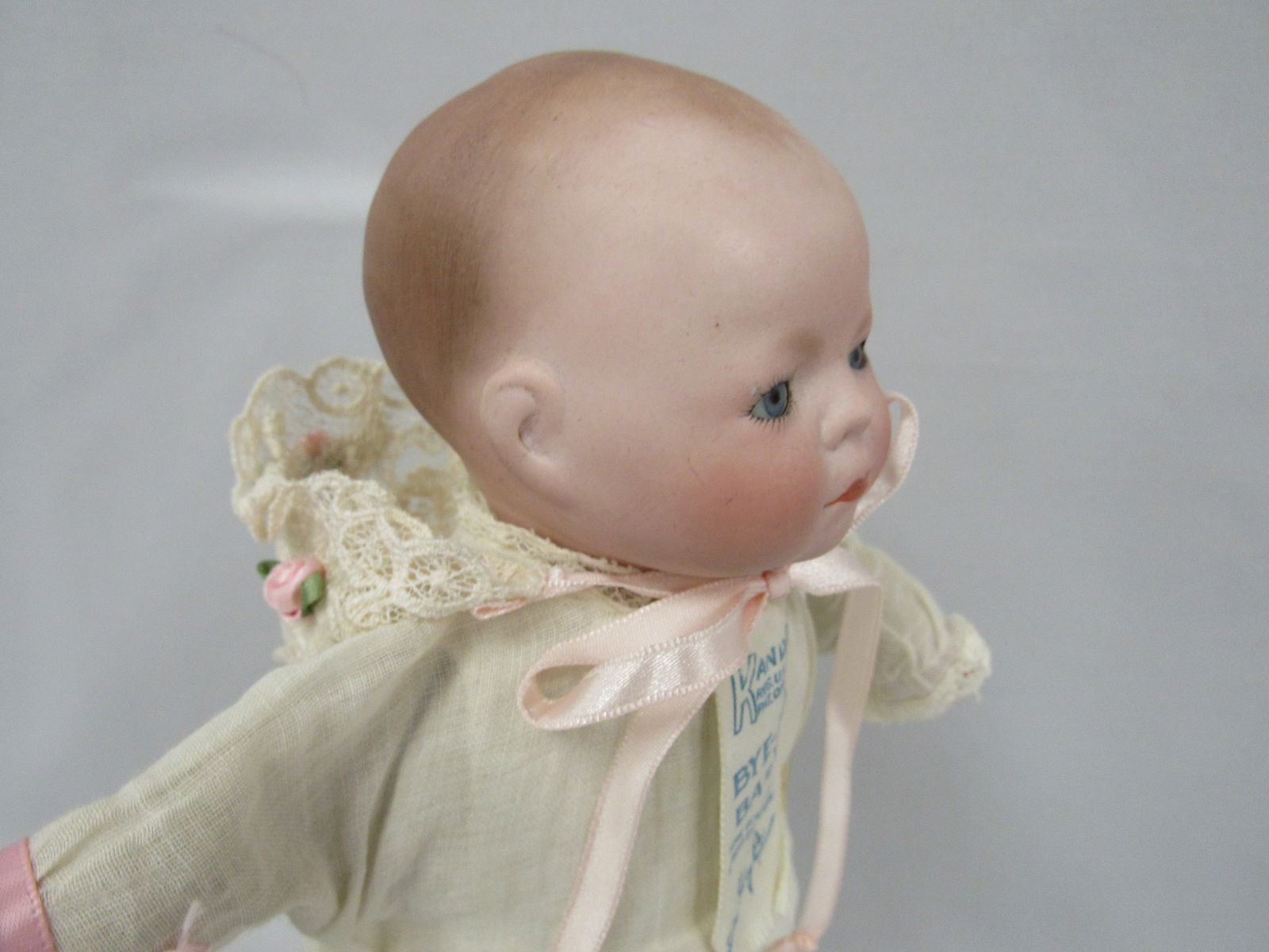 (2) BISQUE HEAD BABIES: - 9