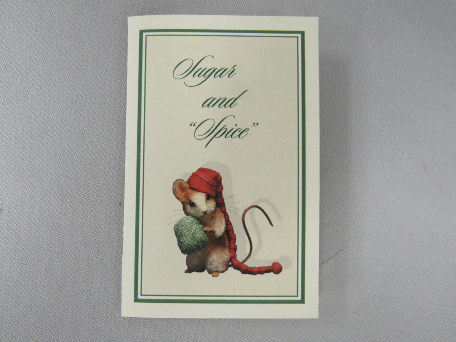 R. JOHN WRIGHT CHRISTMAS MOUSE "SPICE": - 6