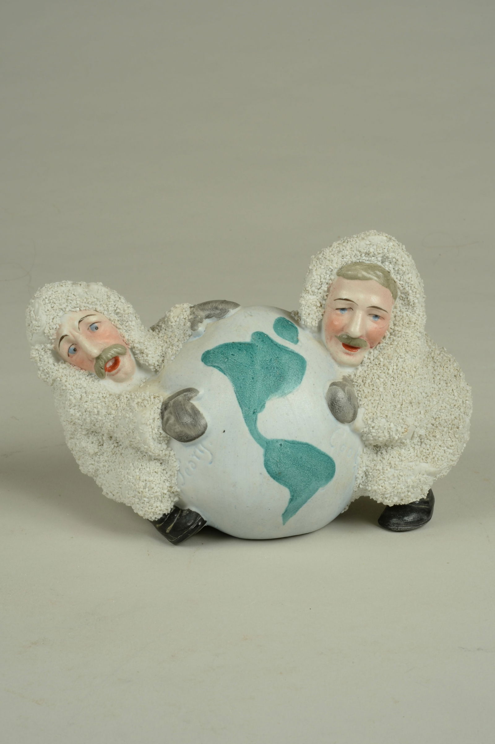 L. JOHNSON "BUBBLE BLOWING" BOY CANDY CONTAINER: - 5