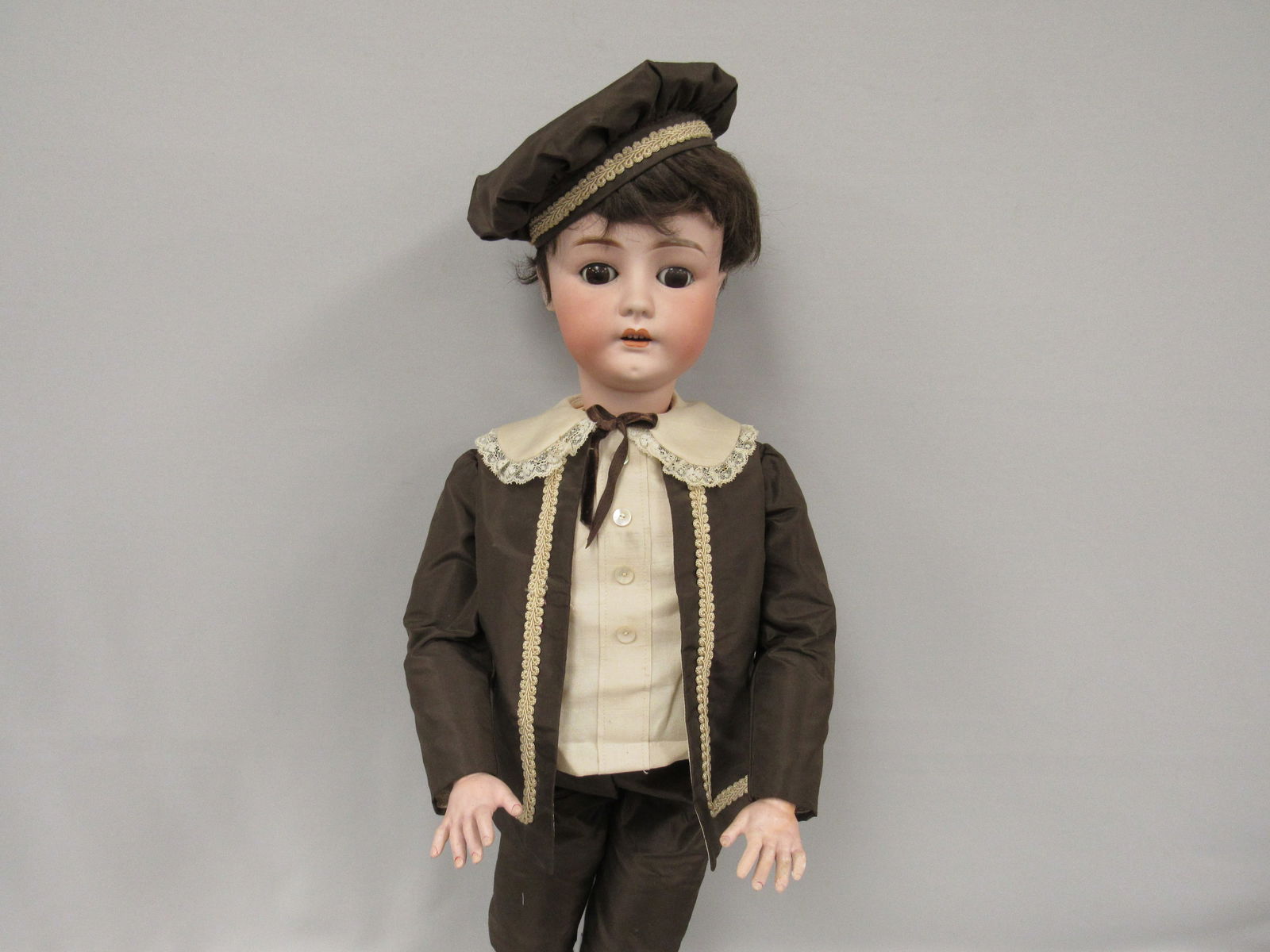 29 IN. BISQUE HEAD BOY MARKED GERMANY II: (1 of 15)