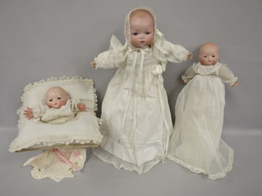 3 BABY DOLL LOT: