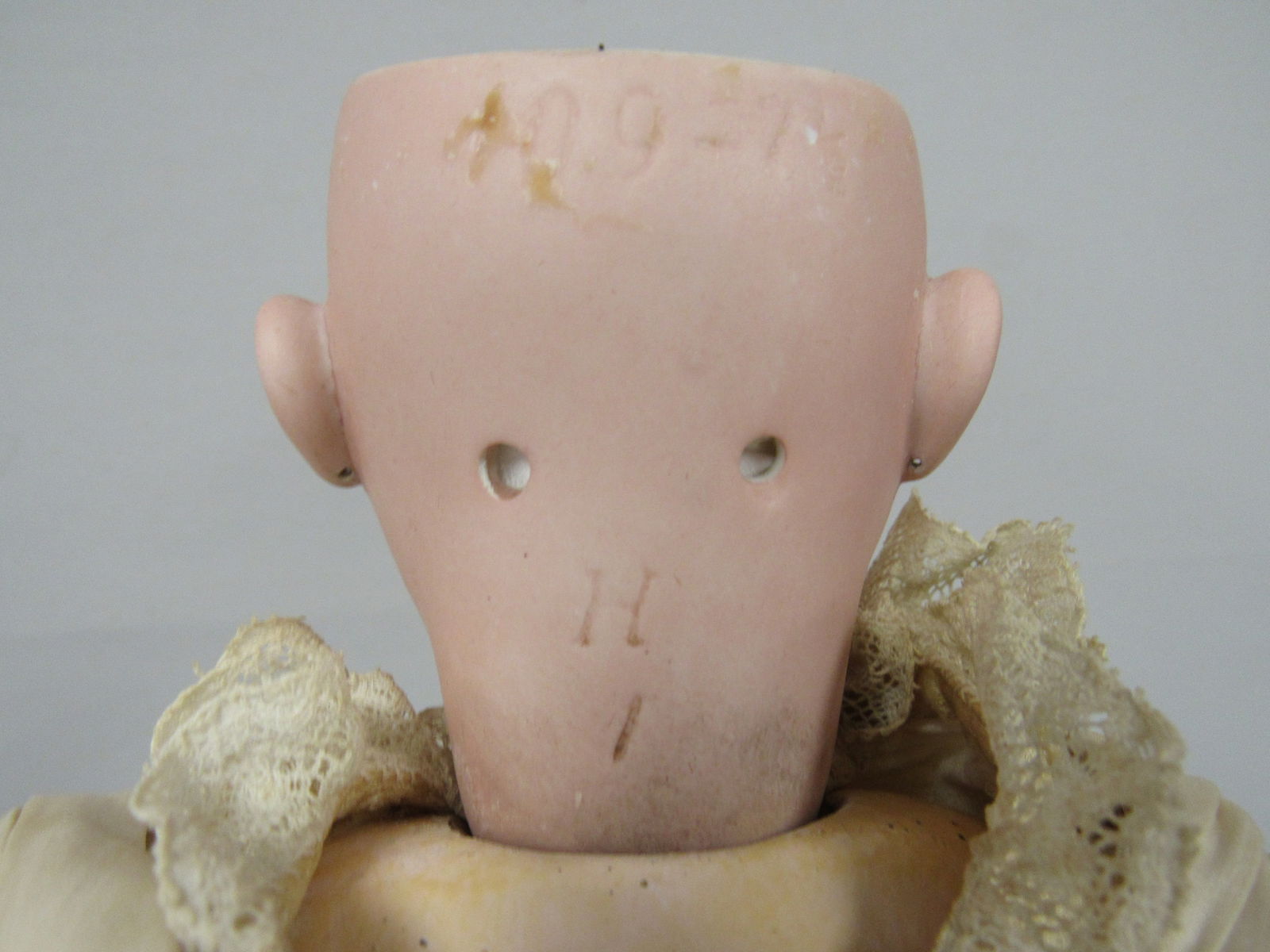 3 BISQUE HEAD DOLL GROUP: - 7