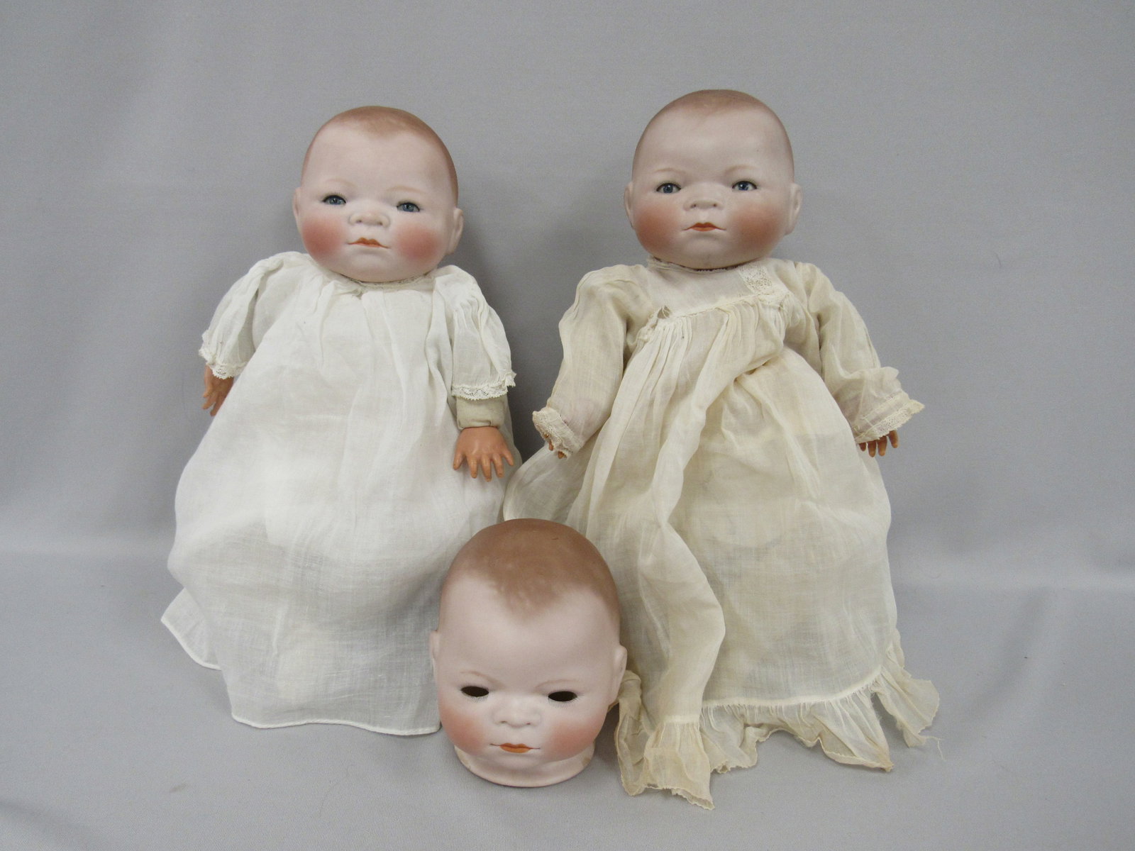(2) GRACE S. PUTNAM BYE-LO DOLLS & (1) EXTRA HEAD: (1 of 18)