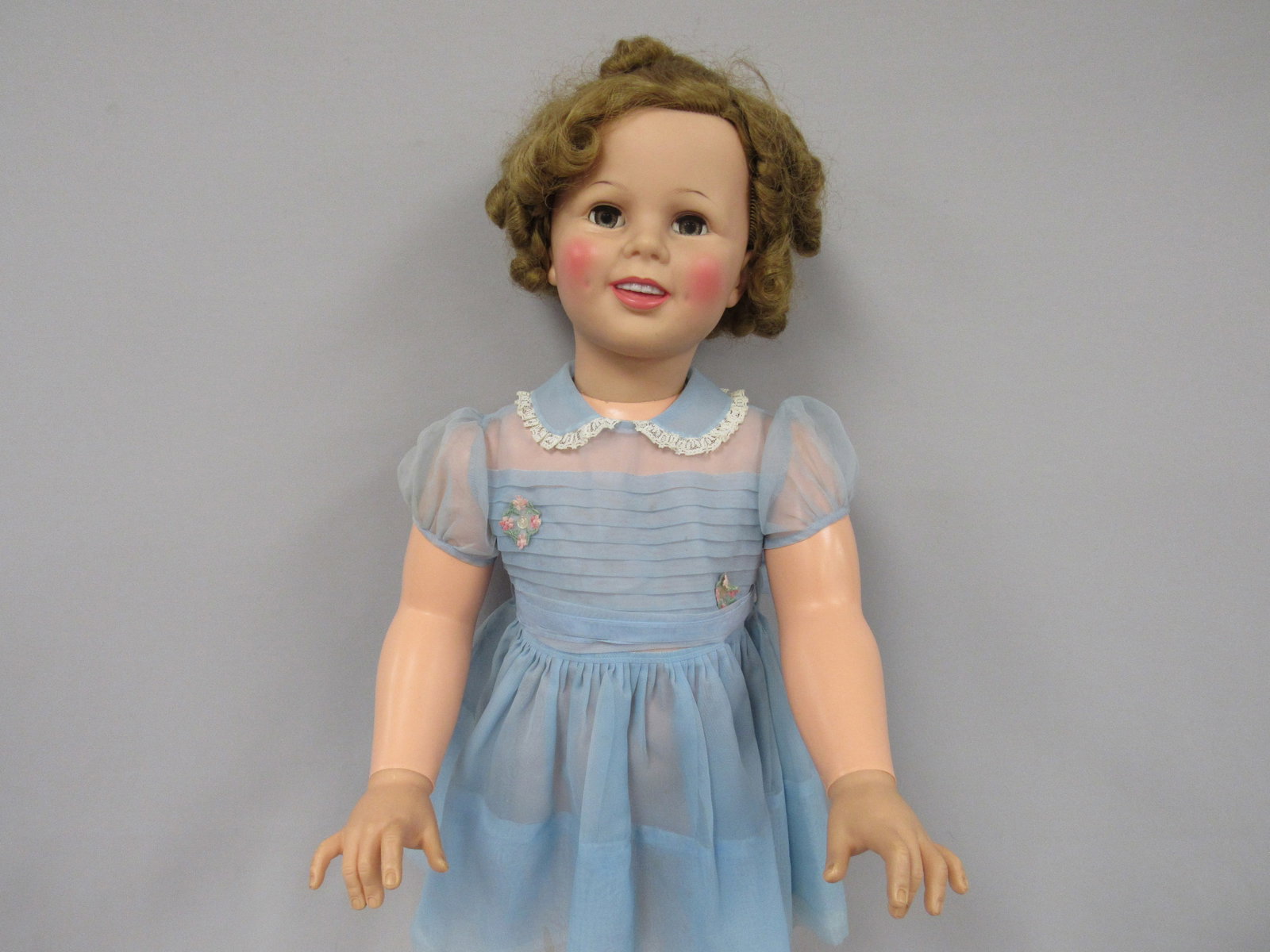 35 IN. MARKED IDEAL SHIRLEY TEMPLE DOLL: (1 of 11)
