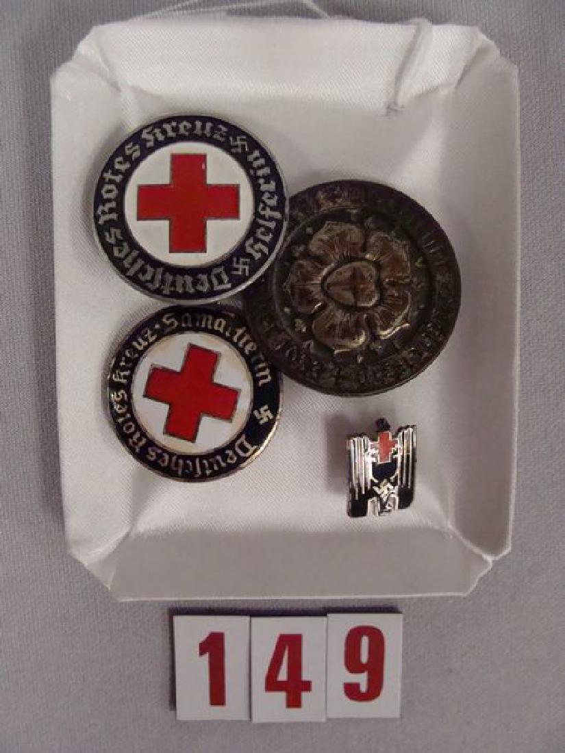 W.W. II ASSORTED RED CROSS BADGES - (1 of 1)
