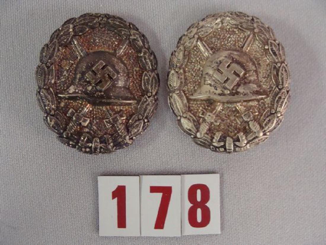 (2) LATE WAR GERMAN W.W. II HOLLOW BACK (1 of 5)