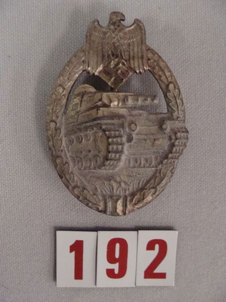 W.W. II GERMAN PANZER ASSAULT BADGE (1 of 3)