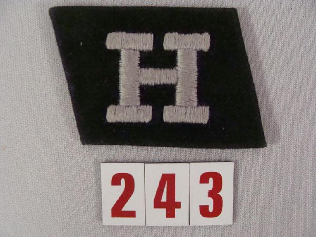ULTRA RARE W.W. II GERMAN WAFFEN SS FOREIGN: VOLUNTEER 18TH PANZER GRENADIER DIVISION 'HUNYADI', THIS IS AN EXTREMELY RARE COLLAR TAB IN IMMACULATE CONDITION