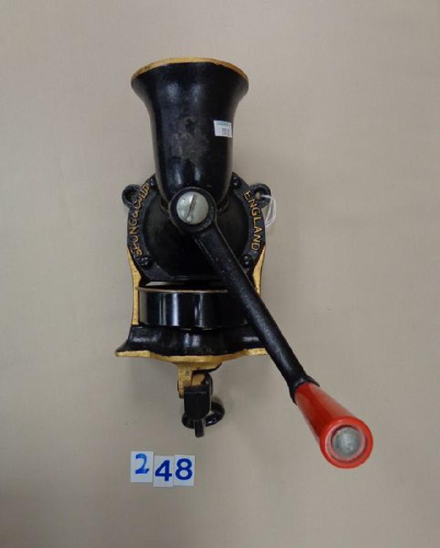 ANTIQUE WALL MOUNT COFFEE GRINDER (1 of 1)