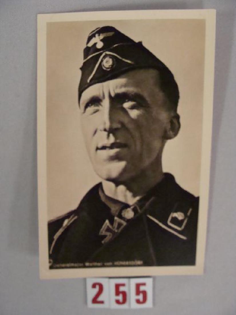 GERMAN W.W. II ORIGINAL PANZER POST CARD (1 of 1)