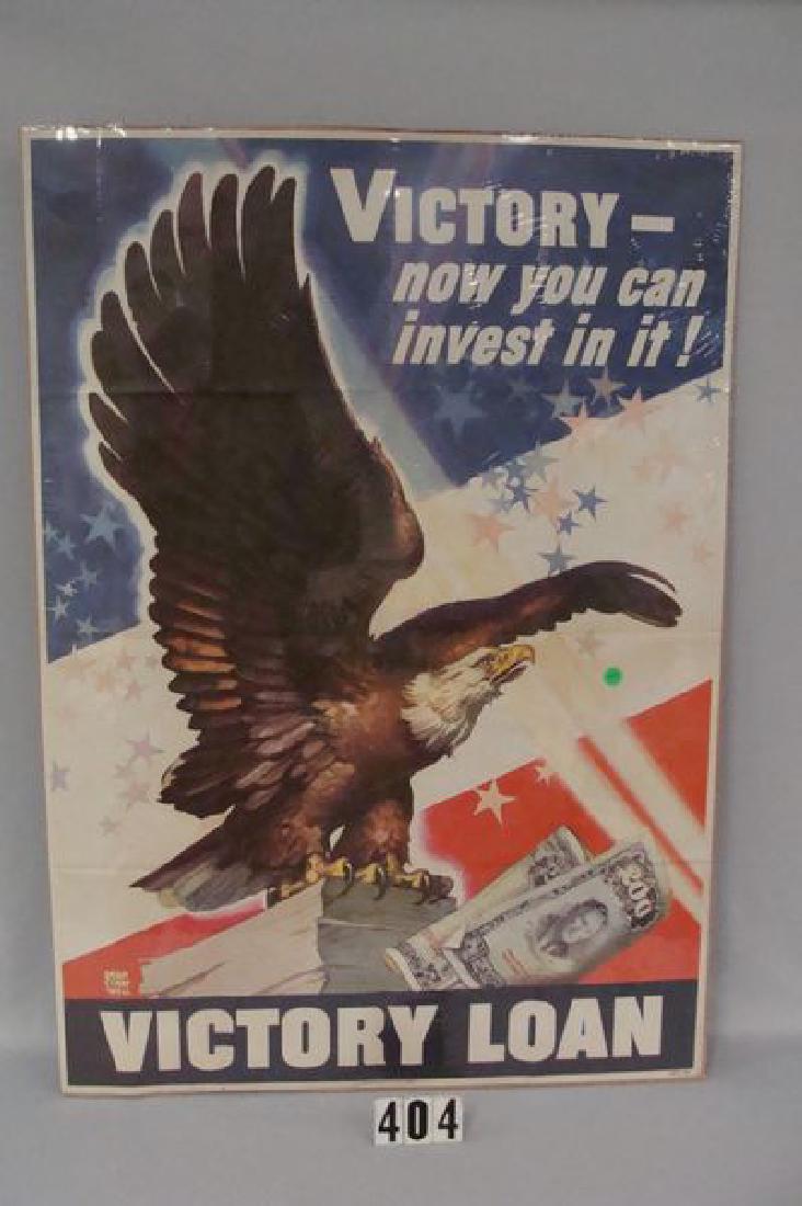 W.W. II ERA POSTER: VICTORY NOW YOU CAN (1 of 4)