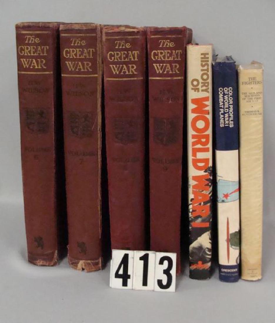 (17 PCS) BOOKS & MAGAZINES RELATING TO W.W. I, (1 of 5)