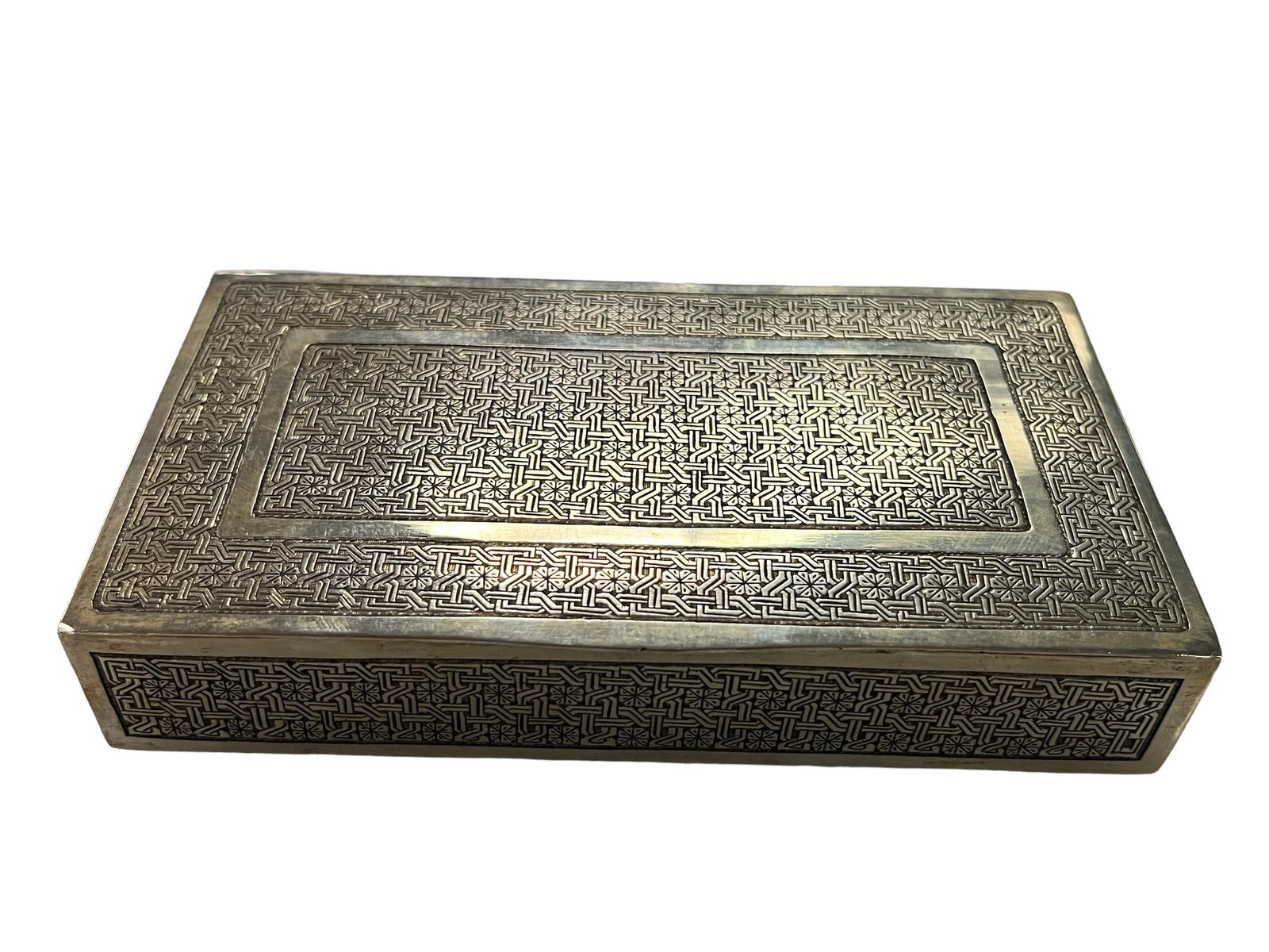 Antique Middle Eastern Persian Solid Silver Repose Box (1 of 9)