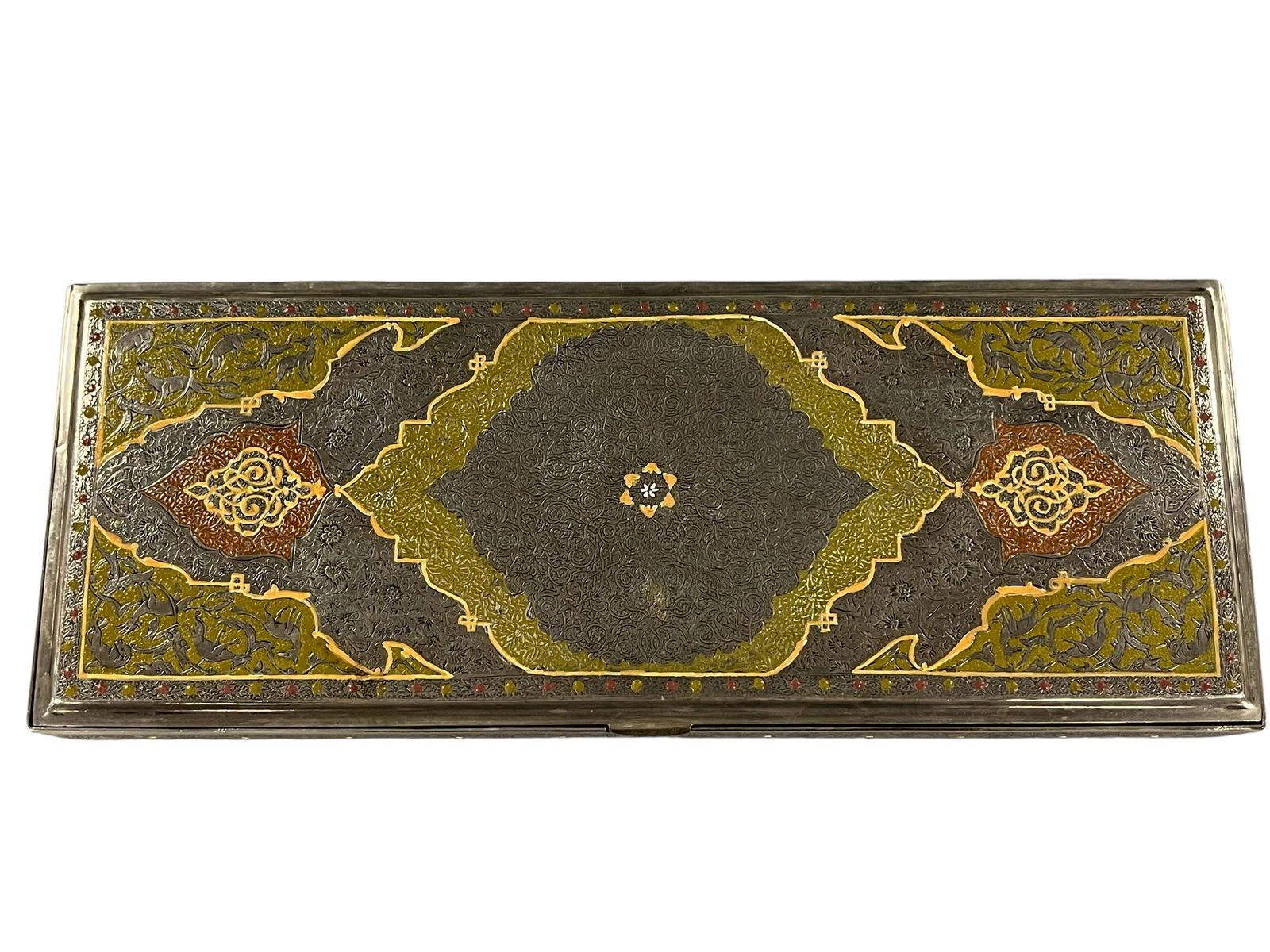 Antique Middle Eastern Persian Solid Silver Repose Box (1 of 8)