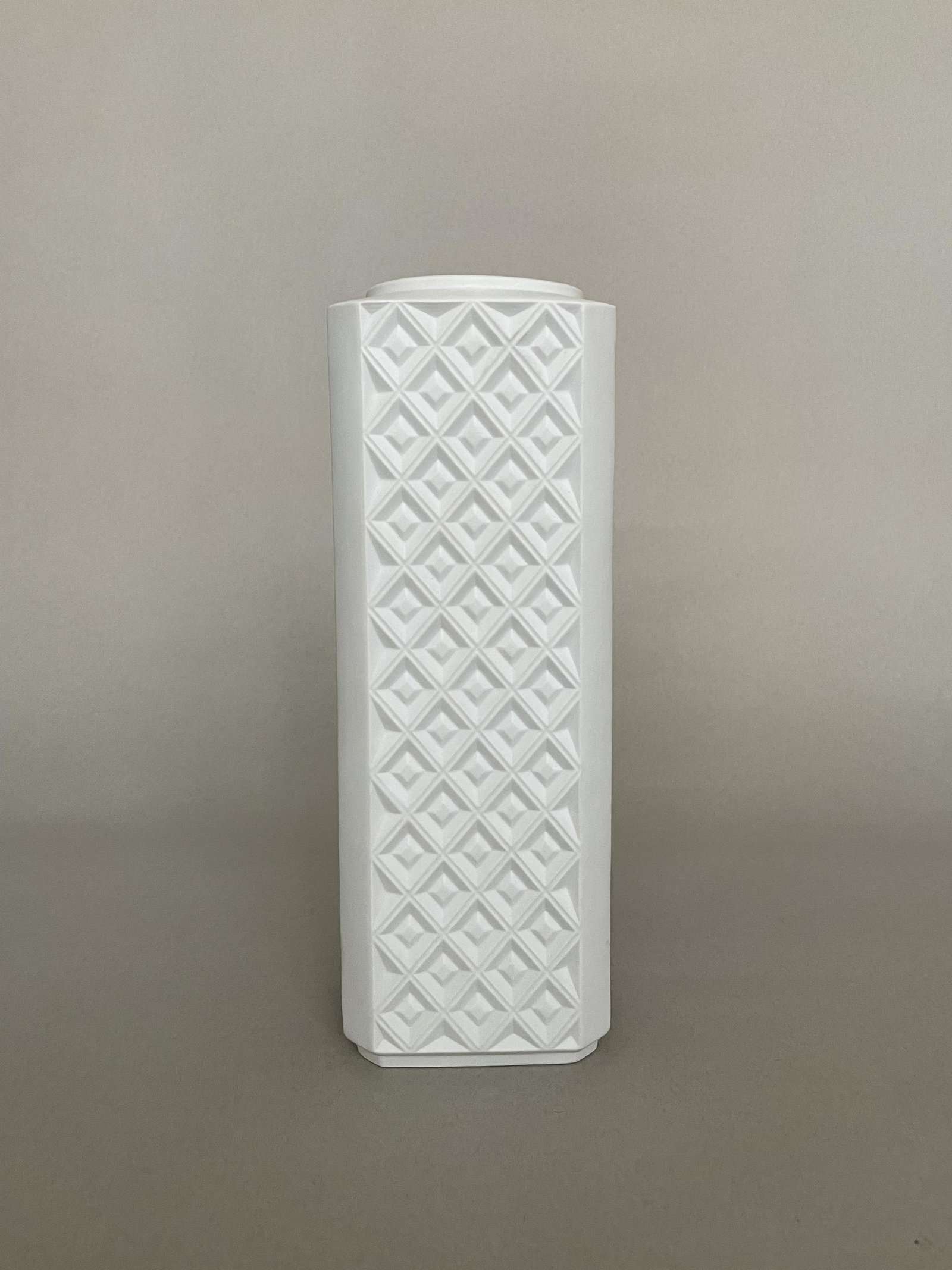 Vintage Mid-Century German Kaiser Matte White Bisque Vase (1 of 12)