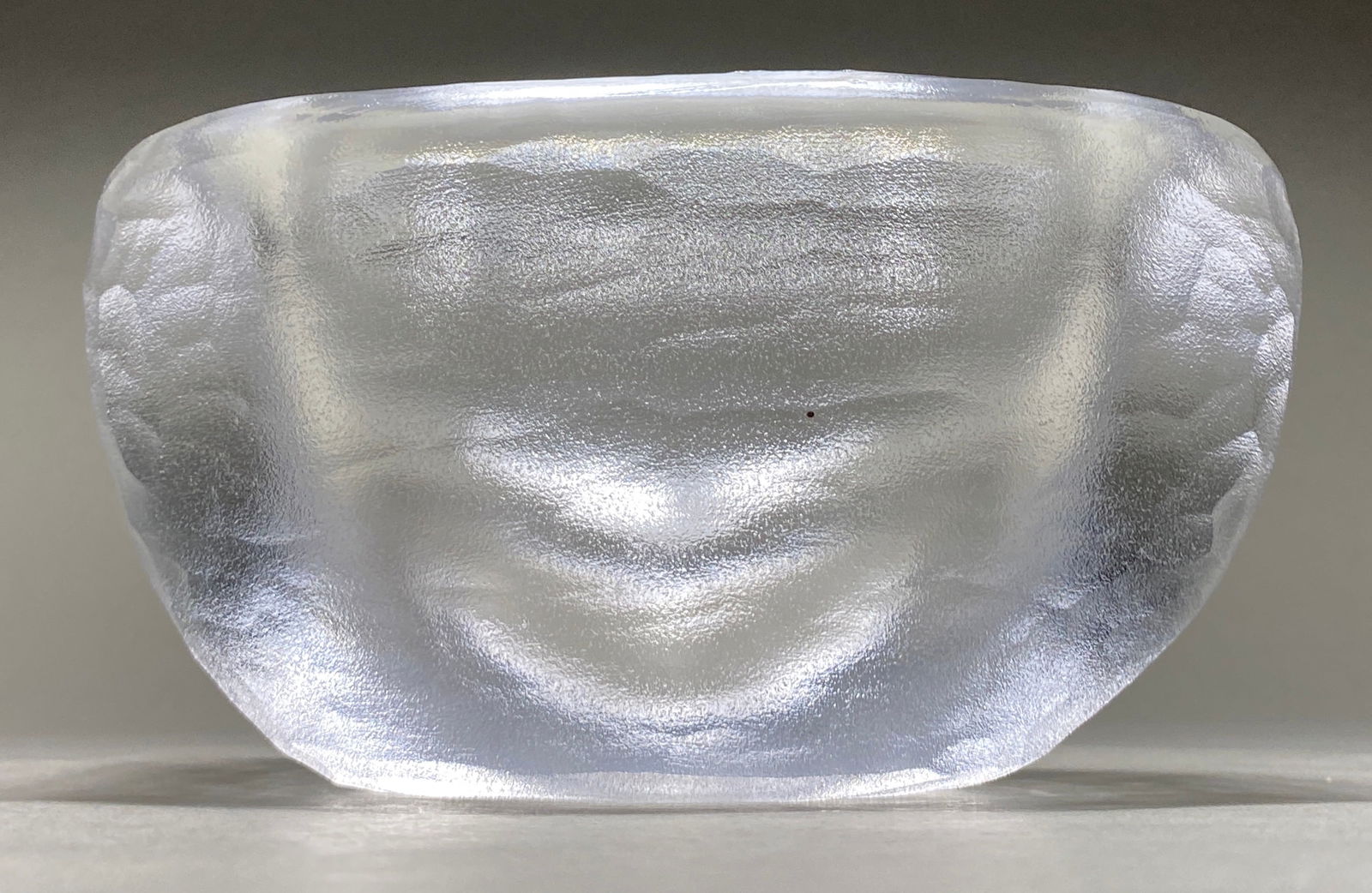 Vicke Lindstrand For Orrefors Hand Chiseled Art Glass Rectangular Bowl, 1940, Signed (1 of 7)