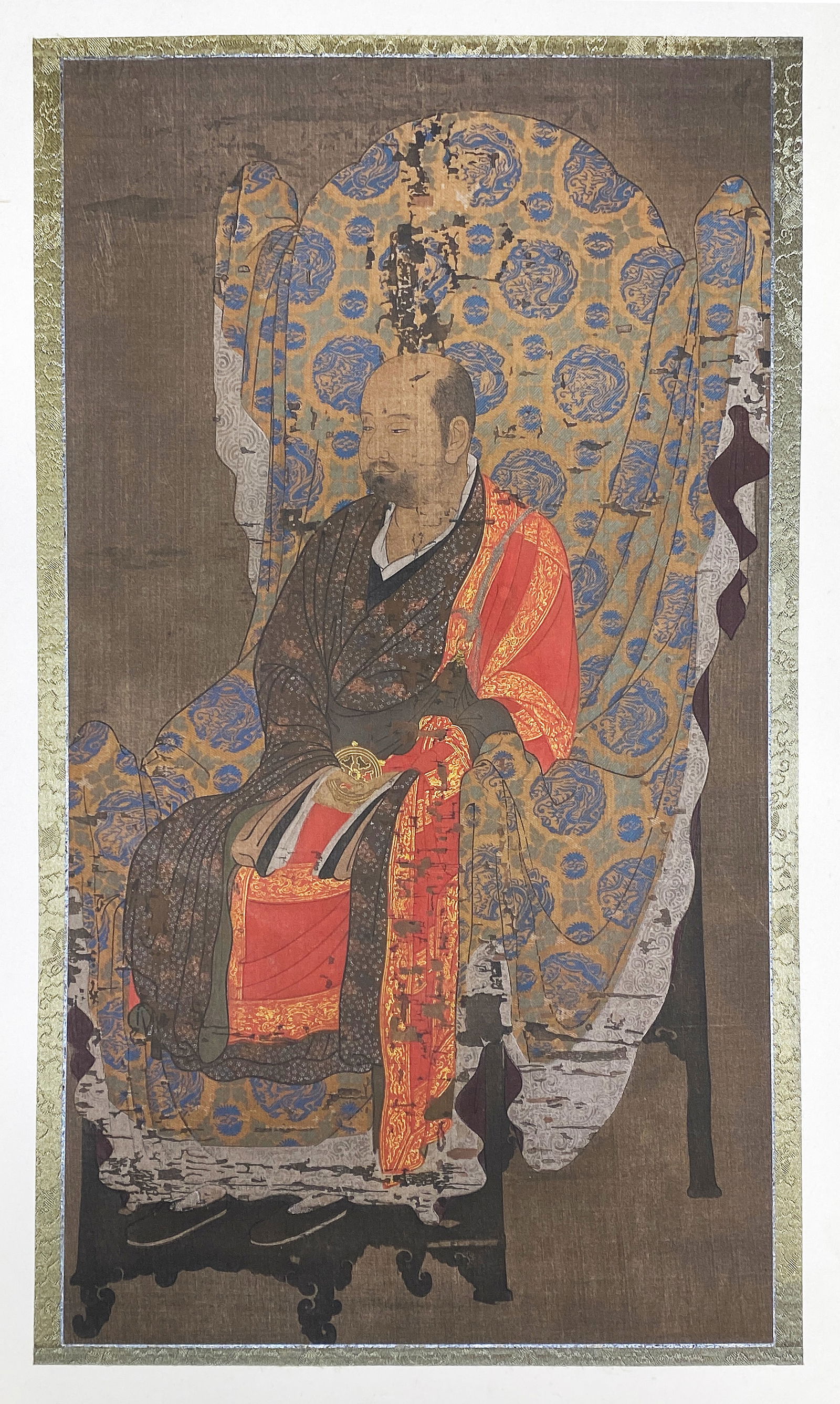 Antique Imperial Portrait on Silk – Chinese Dynastic Art 19th-20th Century, Attributed to Chang (1 of 8)
