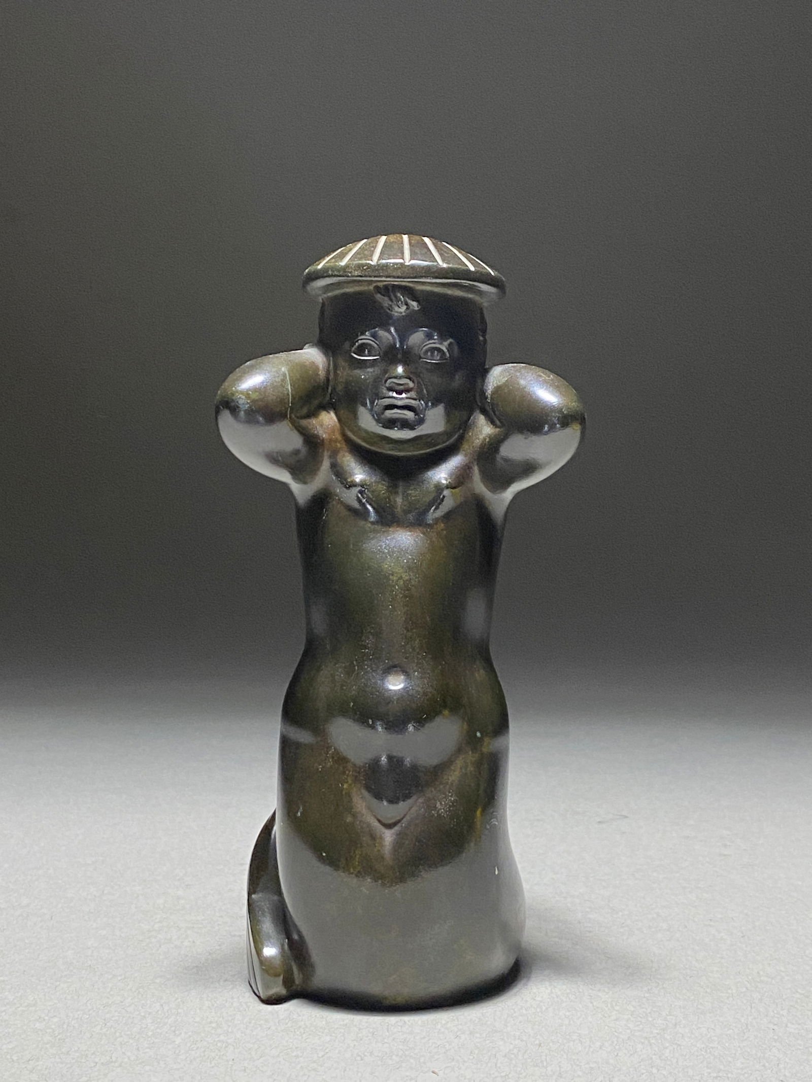 Arno Malinowski for Just Andersen – Disko Metal, Sea King Figure, 1930s (1 of 8)