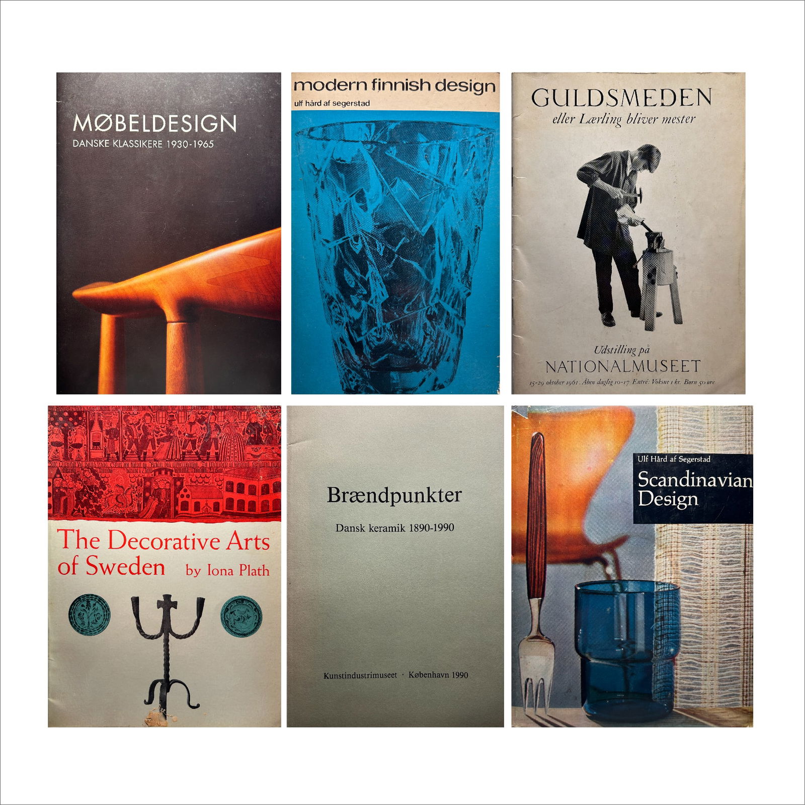 Lot of 6 books - Scandinavian Design (1 of 1)
