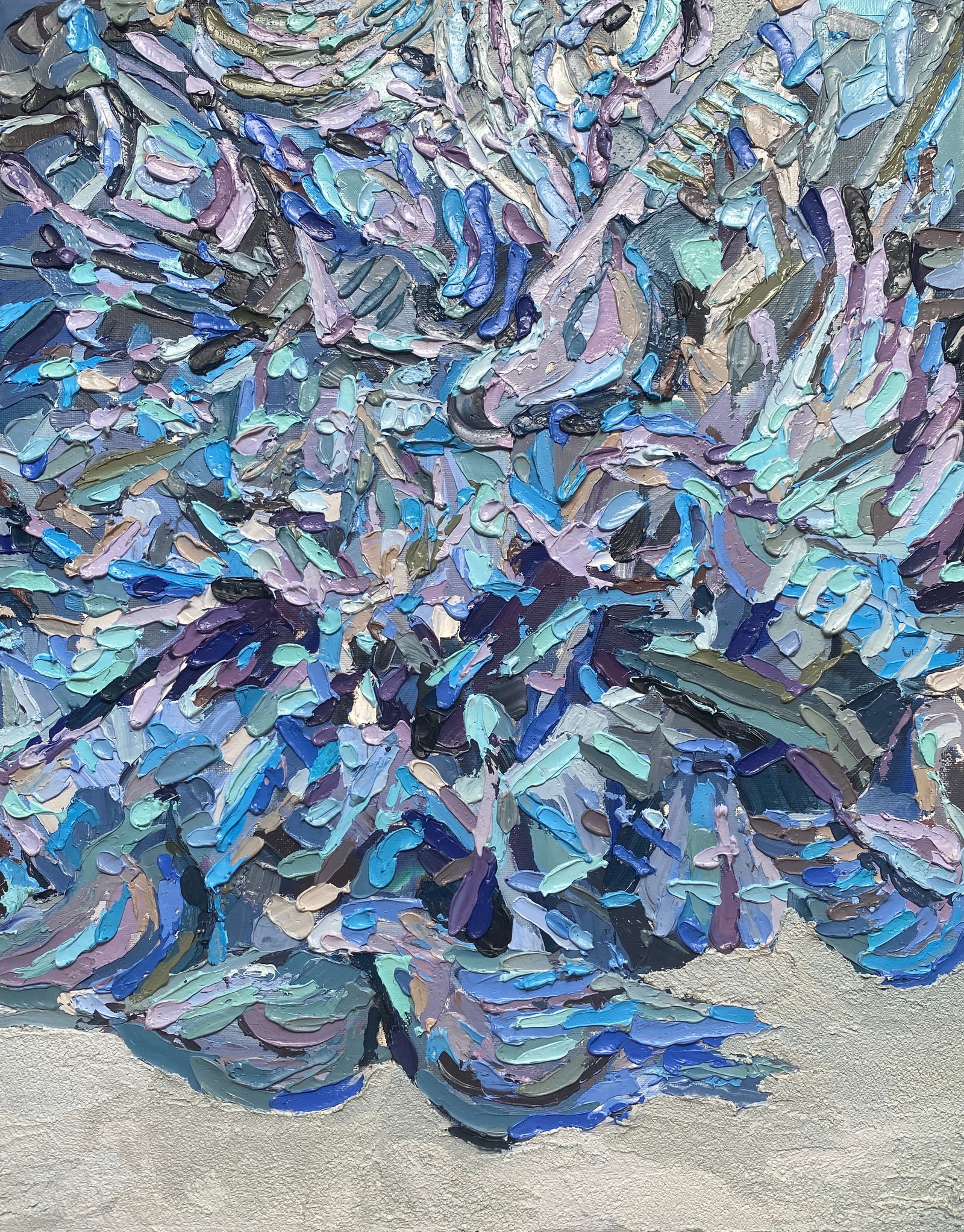 Yve Mas Oil Painting Coming Home  2023 (1 of 5)